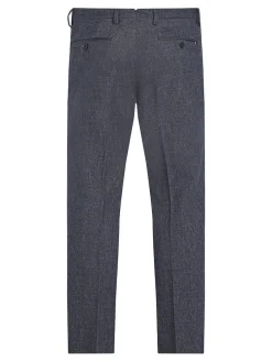 Tommy Hilfiger Miesten Housut, DENTON BRUSHED SOLID Tummansininen