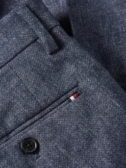 Tommy Hilfiger Miesten Housut, DENTON BRUSHED SOLID Tummansininen