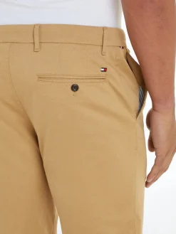 Tommy Hilfiger Miesten Housut, CHINO DENTON PRINTED STRUCTRE Beige