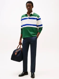 Tommy Hilfiger miesten housut, DENTON PRINTED STRUCTURE CHINO Tummansininen