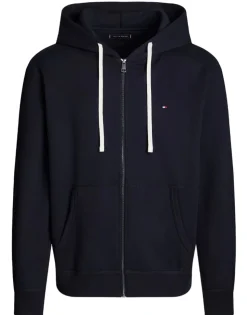 Tommy Hilfiger miesten huppari, ESSENTIAL INTECHNO ZIP THROUGH Tummansininen