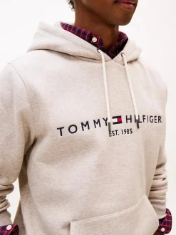 Tommy Hilfiger miesten huppari TOMMY LOGO HOODY, vaalea beige