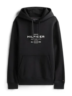 Tommy Hilfiger miesten huppari, OVAL GRAPHIC HOODIE Musta