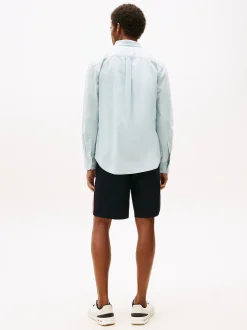 Tommy Hilfiger miesten kauluspaita, CHAMBRAY POCKET RF SHIRT Indigo