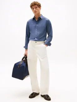 Tommy Hilfiger miesten kauluspaita, PERFORMANCE CHECK RF SHIRT Sininen Kuosi