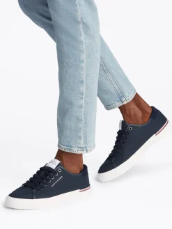 Tommy Hilfiger miesten kengät, CORE CORPORATE VULC CANVAS Tummansininen