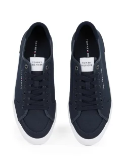 Tommy Hilfiger miesten kengät, CORE CORPORATE VULC CANVAS Tummansininen