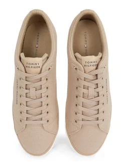 Tommy Hilfiger miesten kengät, TH HI VULC LOW CORE CANVAS Beige