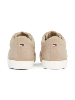 Tommy Hilfiger miesten kengät, TH HI VULC LOW CORE CANVAS Beige