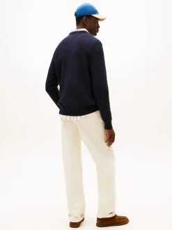 Tommy Hilfiger miesten neulepusero K ESSENTIAL STRUCTURE CREW, tummansininen