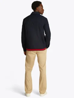 Tommy Hilfiger miesten paita, C0TT0N NYLON SHIRT JACKET Tummansininen