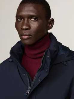 Tommy Hilfiger Miesten Parkatakki, TECH PADDED PARKA Tummansininen