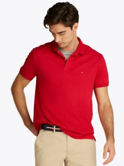 Tommy Hilfiger miesten pikeepaita, LIQUID COTTO REG SEASONAL POLO Punainen