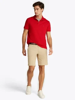 Tommy Hilfiger miesten pikeepaita, LIQUID COTTO REG SEASONAL POLO Punainen