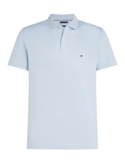Tommy Hilfiger miesten pikeepaita, LIQUID COTTO REG SEASONAL POLO Vaaleansininen