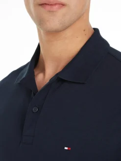 Tommy Hilfiger Miesten Pikeepaita, LIQUID COTTON ESSENTIAL Tummansininen