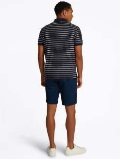 Tommy Hilfiger miesten pikeepaita, LIQUID COTTO REG SEASONAL POLO Raidallinen Sininen