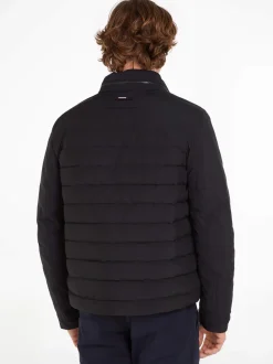 Tommy Hilfiger Miesten Syystakki, K DF CAFE RACER Musta