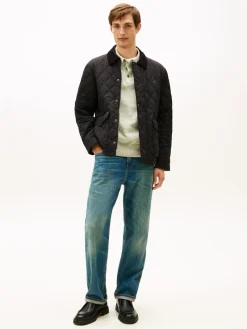 Tommy Hilfiger miesten tikkitakki Diamond Quilted Jacket, musta