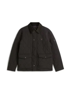 Tommy Hilfiger miesten tikkitakki Diamond Quilted Jacket, musta