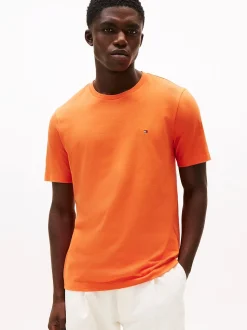 Tommy Hilfiger miesten t-paita, ESSENTIAL REG FIT TEE Oranssi