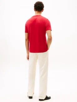 Tommy Hilfiger miesten t-paita Brand Love Small Hilfiger Tee, punainen