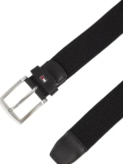 Tommy Hilfiger miesten vyö, DENTON ELASTIC BELT Musta