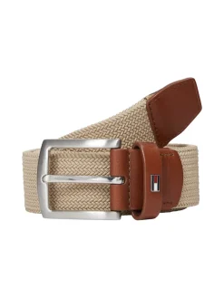 Tommy Hilfiger miesten vyö, DENTON ELASTIC BELT Beige