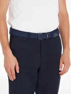 Tommy Hilfiger Miesten Vyö, DENTON ELASTIC BELT Tummansininen