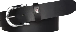 Tommy Hilfiger Nahkavyö, Danny belt Musta