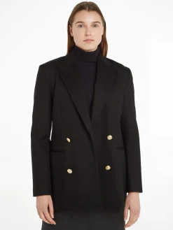 Tommy Hilfiger naisten bleiseri, RELAXED CLASSIC DB PUNTO BLAZER Tummansininen