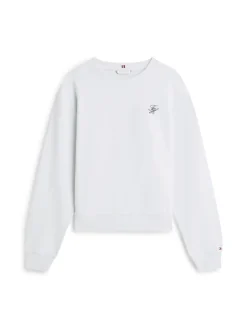 Tommy Hilfiger naisten collegepaidat TH Script Terry, vaaleansininen