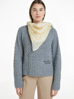 Tommy Hilfiger Naisten Huivi, BEACH SUMMER LINEN SCARF Vaalea Beige