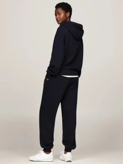 Tommy Hilfiger naisten huppari, MODERN REG MINI CORP HOODIE Tummansininen