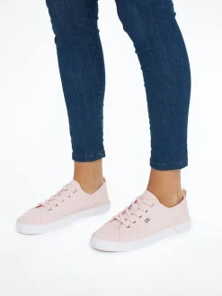 Tommy Hilfiger Naisten Kengät, VULC CANVAS SNEAKER Vaaleanpunainen