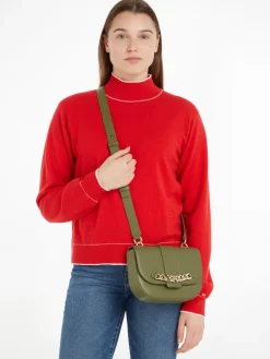 Tommy Hilfiger naisten laukku, TH LUXE CROSSOVER Vihreä