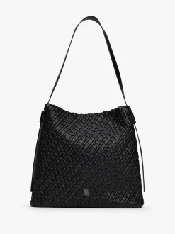 Tommy Hilfiger naisten laukku TH BRAIDED MAXI HOBO, musta