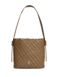 Tommy Hilfiger naisten laukku TH BRAIDED SHOULDER BAG, kitti