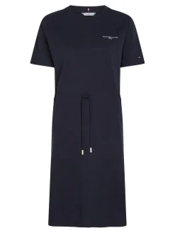 Tommy Hilfiger Naisten Paitamekko, 1985 REG MINI CORP TEE DRESS Tummansininen