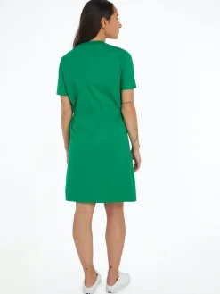 Tommy Hilfiger Naisten Paitamekko, 1985 REG MINI CORP TEE DRESS Vihreä