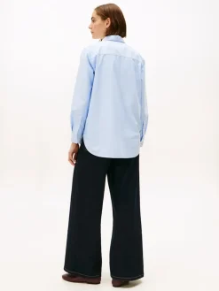 Tommy Hilfiger naisten paitapusero, OXFORD RELAXED FIT SHIRT Vaaleansininen