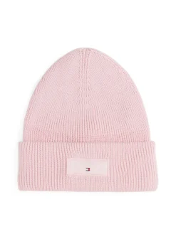 Tommy Hilfiger naisten pipo, TJW LINEAR BEANIE Vaaleanpunainen