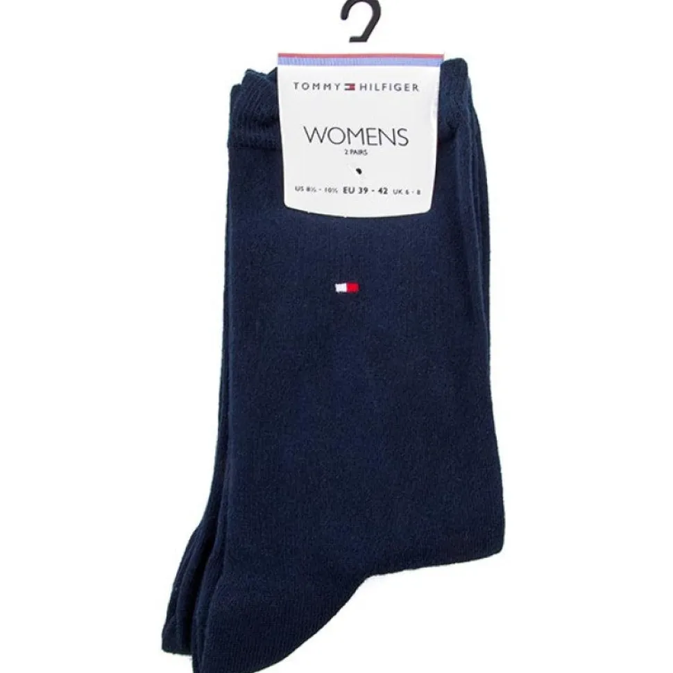 Tommy Hilfiger naisten sukat, 2-pack Tummansininen
