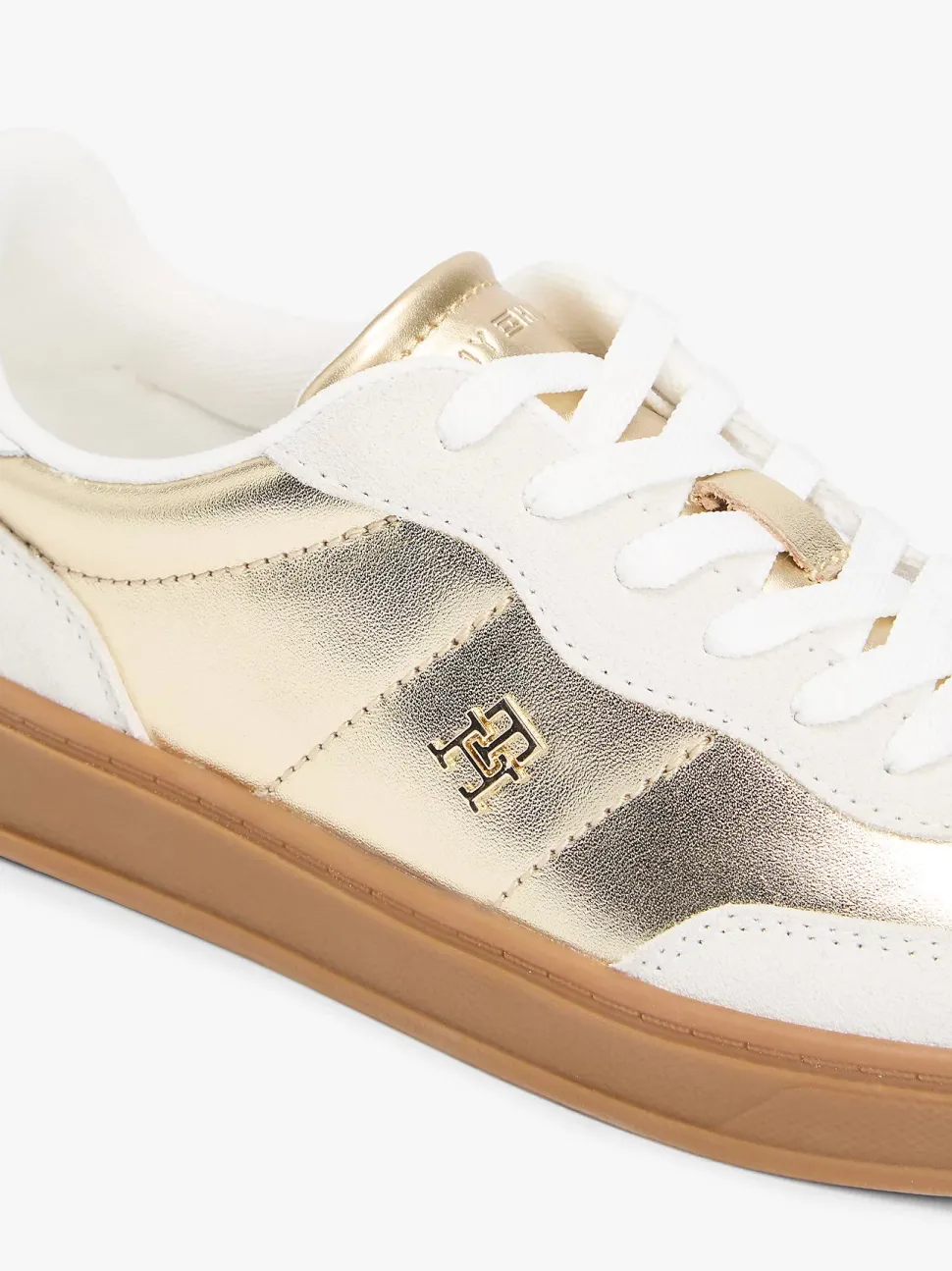 Tommy Hilfiger naisten tennarit MU JACKIE METALLIC, kullankeltainen