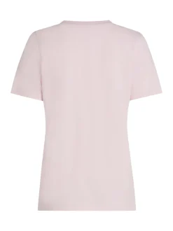 Tommy Hilfiger naisten t-paita, K-REG SCRIPT C-NK TEE SS Vaaleanpunainen