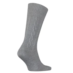 Tommy Hilfiger Sukat, SOCK CABLE WOOL Keskiharmaa