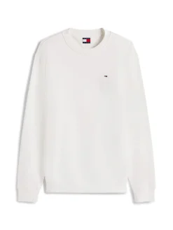 Tommy Jeans miesten collegepusero, TJM REG SFLAG CREWNECK Valkoinen