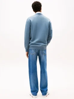 Tommy Jeans miesten collegepusero, TJM REG SFLAG CREWNECK Keskisininen