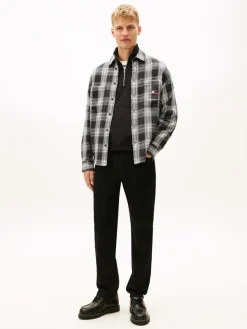 Tommy Jeans miesten farkut RYAN SLIM STRAIGHT JEANS DI4187, musta