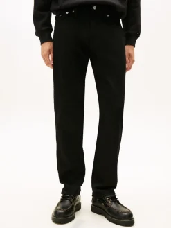 Tommy Jeans miesten farkut RYAN SLIM STRAIGHT JEANS DI4187, musta